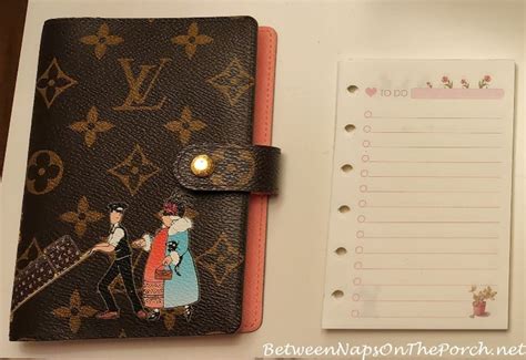 Louis Vuitton Inspired Agenda Calendar Refill Inserts & To